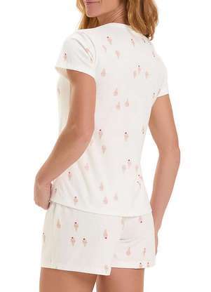 Pijama Feminino Curto Cor com Amor 2010798 - COR COM AMOR