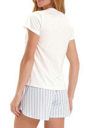 Pijama Feminino Curto Cor com Amor 2010805 - COR COM AMOR