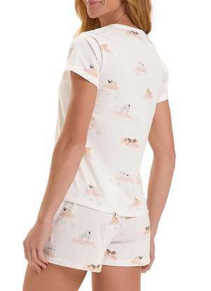 Pijama Feminino Curto Cor com Amor 2010816 - COR COM AMOR