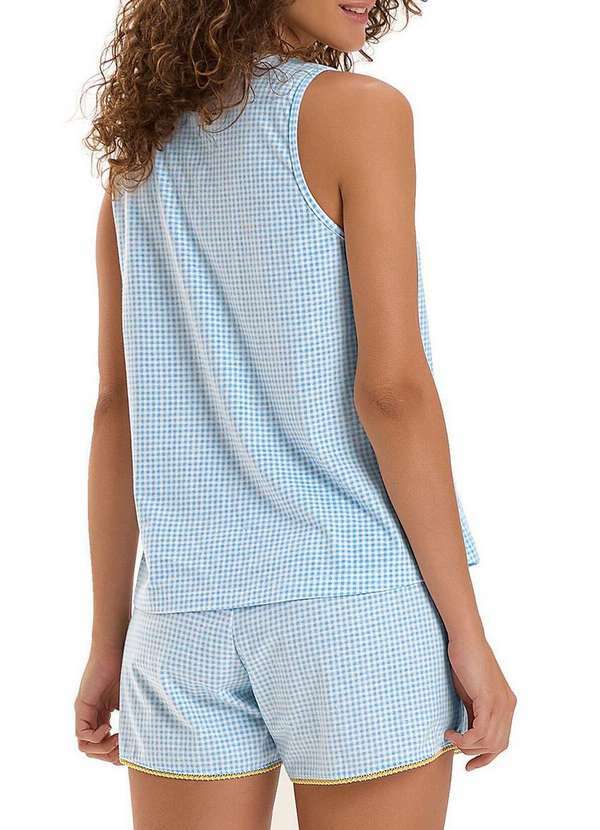 Cor com Amor - Pijama Feminino Curto Cor com Amor 2010888 Azul 2