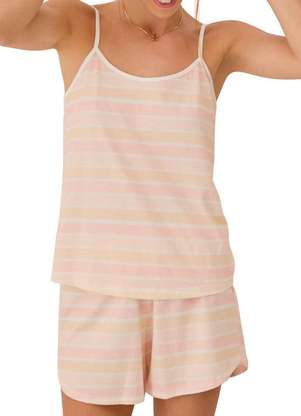 Pijama Feminino Curto Cor com Amor 2010930 - COR COM AMOR