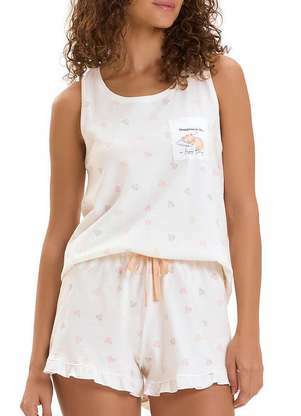 Pijama Feminino Curto Cor com Amor 2010952 - COR COM AMOR