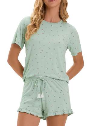 Pijama Feminino Curto Cor com Amor 2010961 - COR COM AMOR