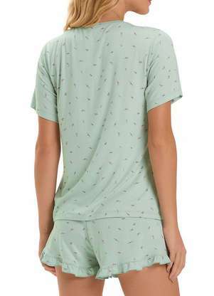Pijama Feminino Curto Cor com Amor 2010961 - COR COM AMOR