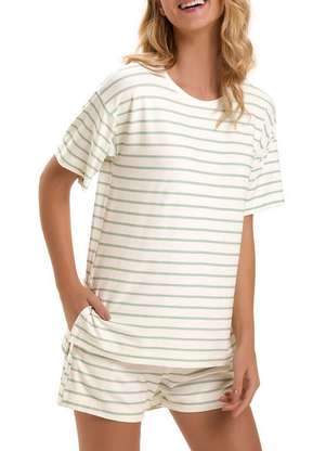 Pijama Feminino Curto Cor com Amor 2010968 - COR COM AMOR