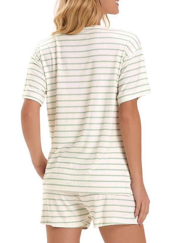 Cor com Amor - Pijama Feminino Curto Cor com Amor 2010968 Off-White 2