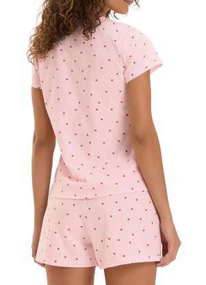 Pijama Feminino Curto Cor com Amor 2010989 - COR COM AMOR