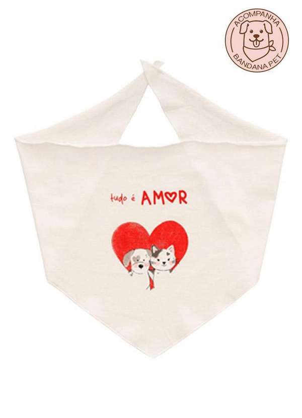 Cor com Amor - Pijama Feminino Curto Cor com Amor 2010990 Off-White-Coração 3