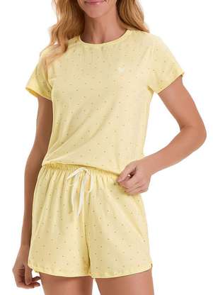 Pijama Feminino Curto Cor com Amor 2011096 - COR COM AMOR