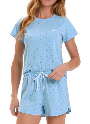 Pijama Feminino Curto Cor com Amor 2011097 - COR COM AMOR