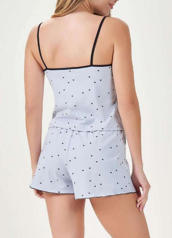 Espaço Pijama - Pijama Feminino Curto Espaço Pijama 4010005 Azul 2