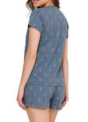Pijama Feminino Curto Espaço Pijama 4010086 - ESPAÇO PIJAMA