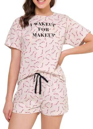 Pijama Feminino Curto Espaço Pijama 4010121 - ESPAÇO PIJAMA