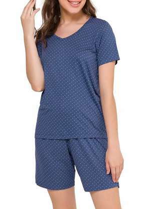 Pijama Feminino Curto Espaço Pijama 4010130 - ESPAÇO PIJAMA