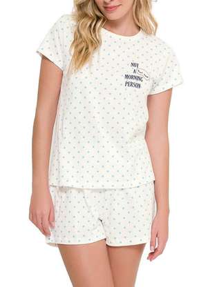 Pijama Feminino Curto Espaço Pijama 4010174 - ESPAÇO PIJAMA
