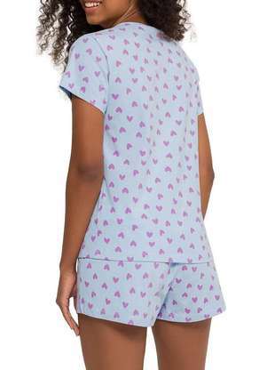 Pijama Feminino Curto Espaço Pijama 4010199 - ESPAÇO PIJAMA