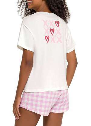 Pijama Feminino Curto Espaço Pijama 4010210 - ESPAÇO PIJAMA