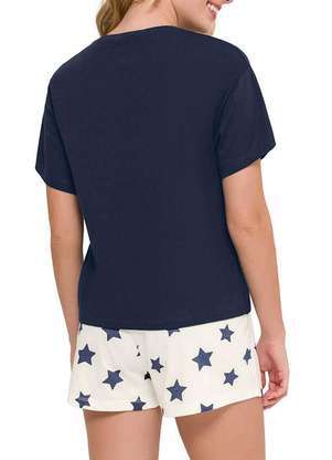 Pijama Feminino Curto Espaço Pijama 4010216 - ESPAÇO PIJAMA