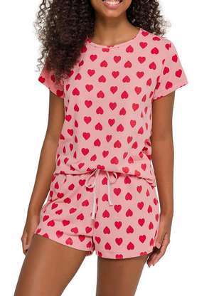 Pijama Feminino Curto Espaço Pijama 4010218 - ESPAÇO PIJAMA