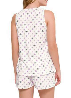 Pijama Feminino Curto Espaço Pijama 4010222 - ESPAÇO PIJAMA