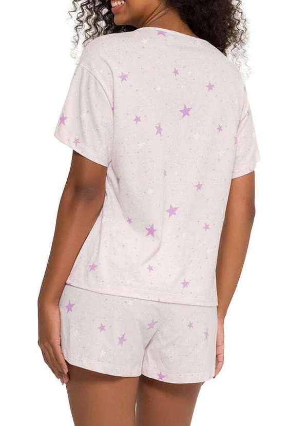 Espaço Pijama - Pijama Feminino Curto Espaço Pijama 4010223 Rosa-Claro 2