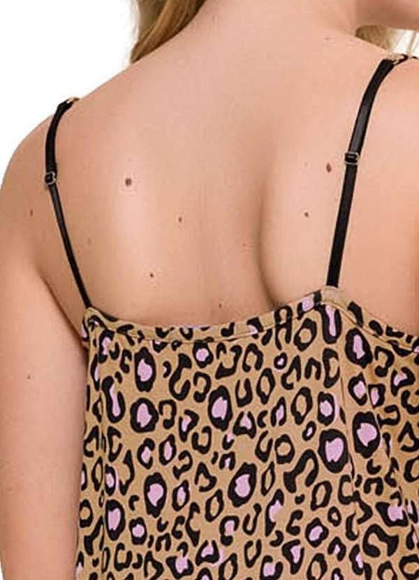 Espaço Pijama - Pijama Feminino Curto Espaço Pijama 4010228 Marrom 5