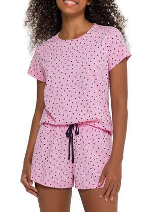 Pijama Feminino Curto Espaço Pijama 4010235 - ESPAÇO PIJAMA