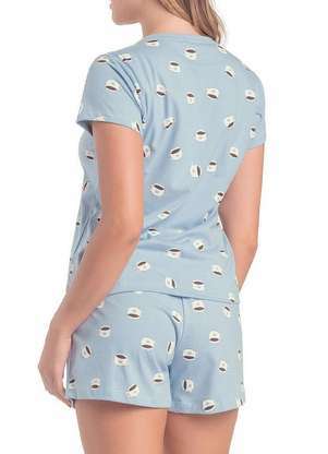 Pijama Feminino Curto Espaço Pijama 4010302 - ESPAÇO PIJAMA