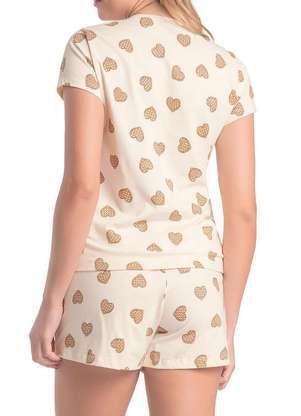 Pijama Feminino Curto Espaço Pijama 4010303 - ESPAÇO PIJAMA