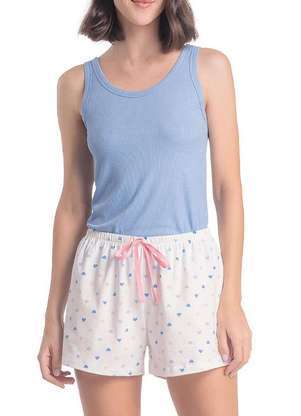 Pijama Feminino Curto Espaço Pijama 4010320 - ESPAÇO PIJAMA