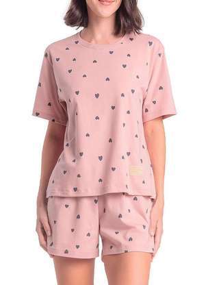 Pijama Feminino Curto Espaço Pijama 4010347 - ESPAÇO PIJAMA