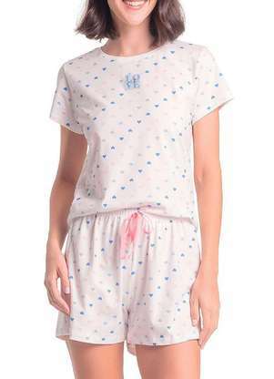 Pijama Feminino Curto Espaço Pijama 4010352 - ESPAÇO PIJAMA