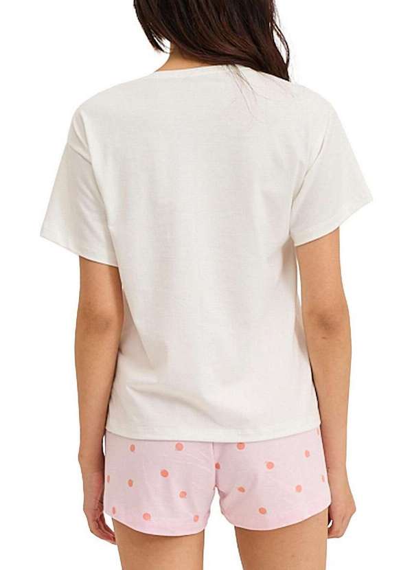 Espaço Pijama - Pijama Feminino Curto Espaço Pijama 4010364 Rosa 2