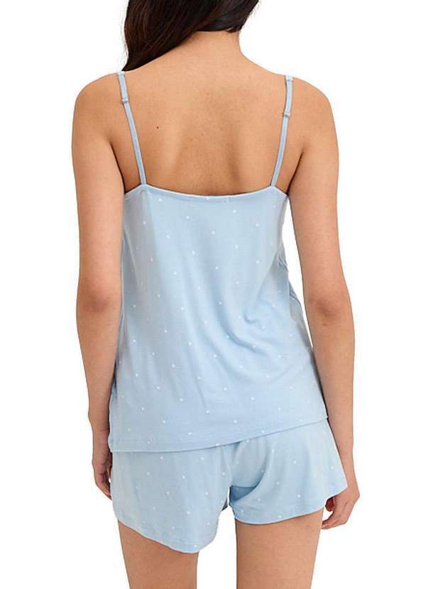 Espaço Pijama - Pijama Feminino Curto Espaço Pijama 4010381 Azul 2