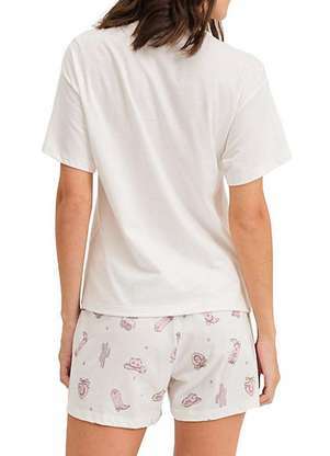 Pijama Feminino Curto Espaço Pijama 4010411 - ESPAÇO PIJAMA