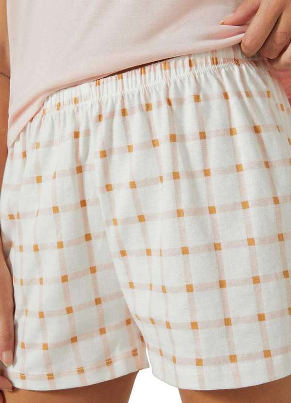 Hering - Pijama Feminino Curto Hering 7byq Kln-Rosa-Claro 4