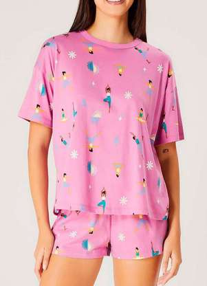 Pijama Feminino Curto Hering 7cmv - HERING