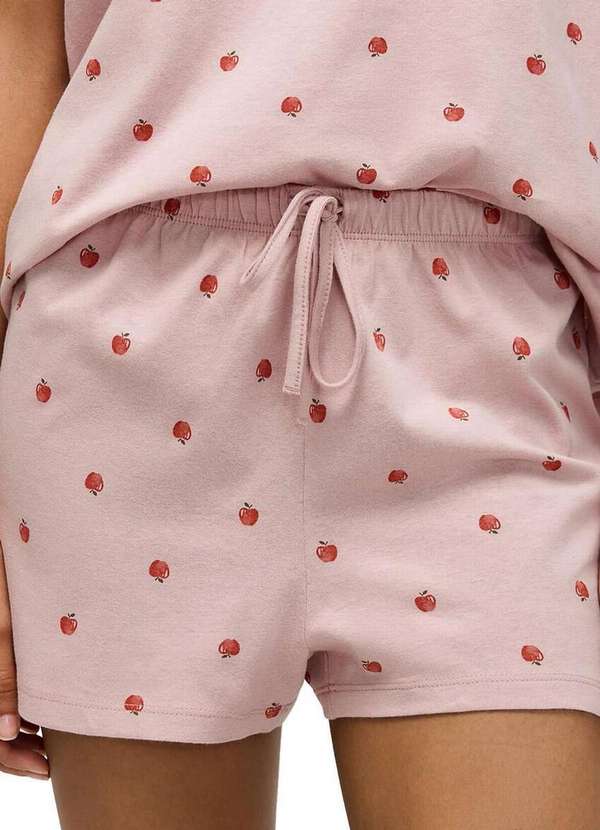 Hering - Pijama Feminino Curto Hering 7cmv 2l-Rosa-Claro 4