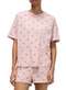 Hering - Pijama Feminino Curto Hering 7cmv 2c-Azul-Claro - variação: 2l-rosa-claro