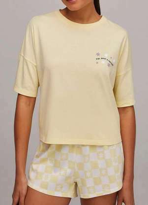 Pijama Feminino Curto Hering 7cre - HERING