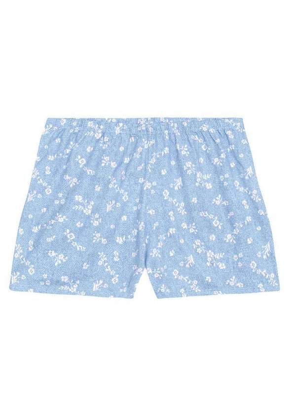 Malwee - Pijama Feminino Curto Malwee 1000126811 Dp43a-Azul 4