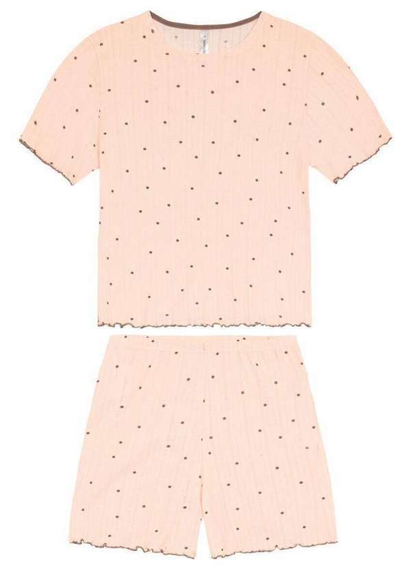 Malwee - Pijama Feminino Curto Malwee 1000126823 Dp53b-Rosa