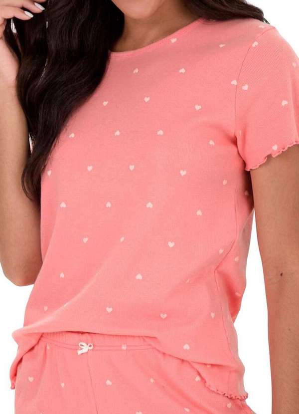 Malwee - Pijama Feminino Curto Malwee 1000128767 Dq90a-Rosa 3