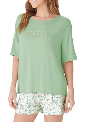 Pijama Feminino Curto Malwee 1000133174 - MALWEE