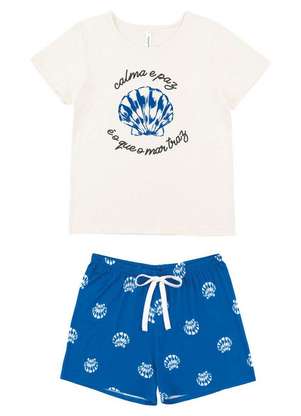 Pijama Feminino Curto Malwee 1000133183 - MALWEE