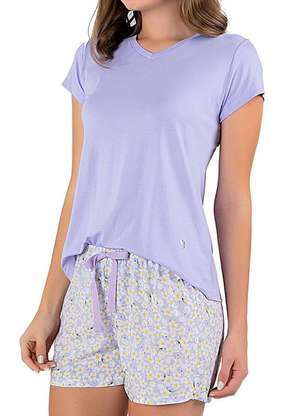 Pijama Feminino Curto Podiun 235021 - PODIUN