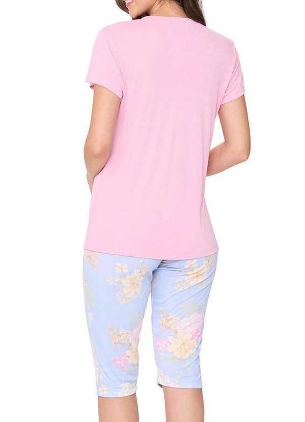Podiun - Pijama Feminino Curto Podiun 255018 343-Floral-Acapulco 2