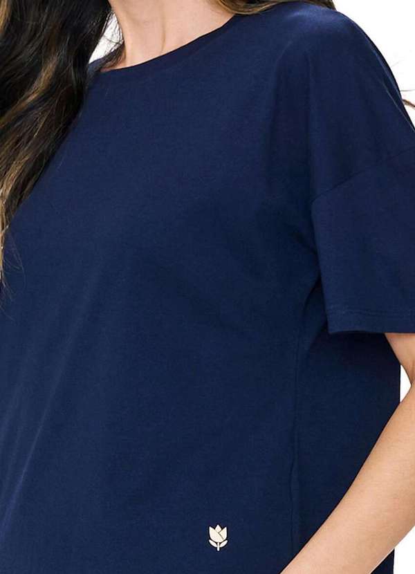 Podiun - Pijama Feminino Curto Podiun 255034 003-Marinho 3