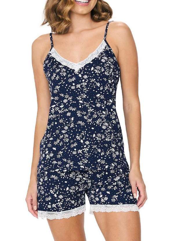 Podiun - Pijama Feminino Curto Podiun 255069 357-New-Liberty