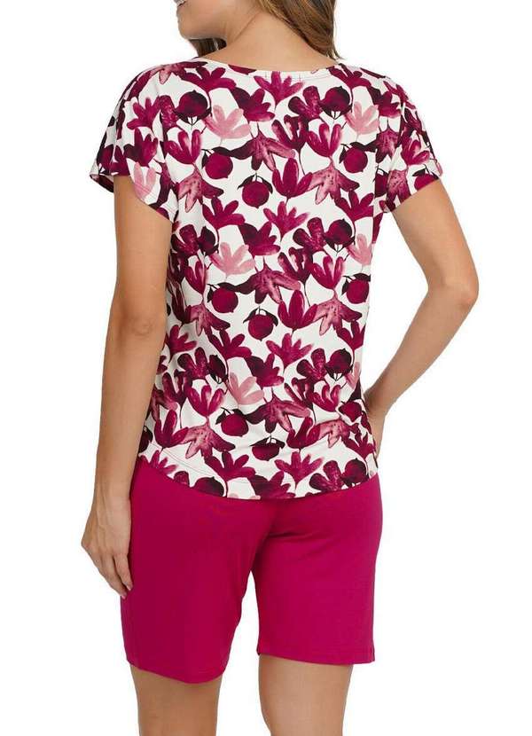 Podiun - Pijama Feminino Curto Podiun 255105 416-Floral-Monet 2